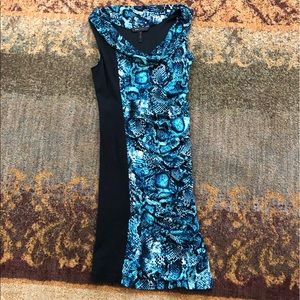 BCBG Maxazaria Blue Surf Dress
